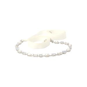 Women's Pearl & Stone Bridal Belt, Leather Accessory With Adjustable Sizing,🤓